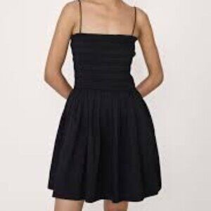 Laude The Label Strappy Bodice Mini Dress in Black/L